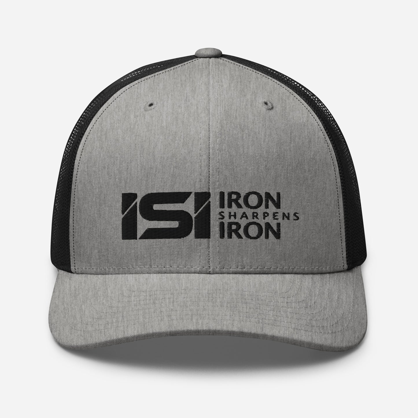 Iron Sharpens Iron Retro Trucker Hat - Black