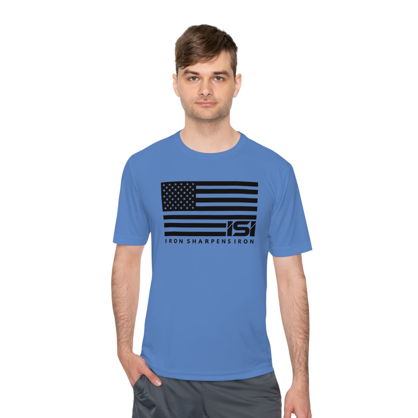 ISI Flag - Unisex Moisture Wicking Tee