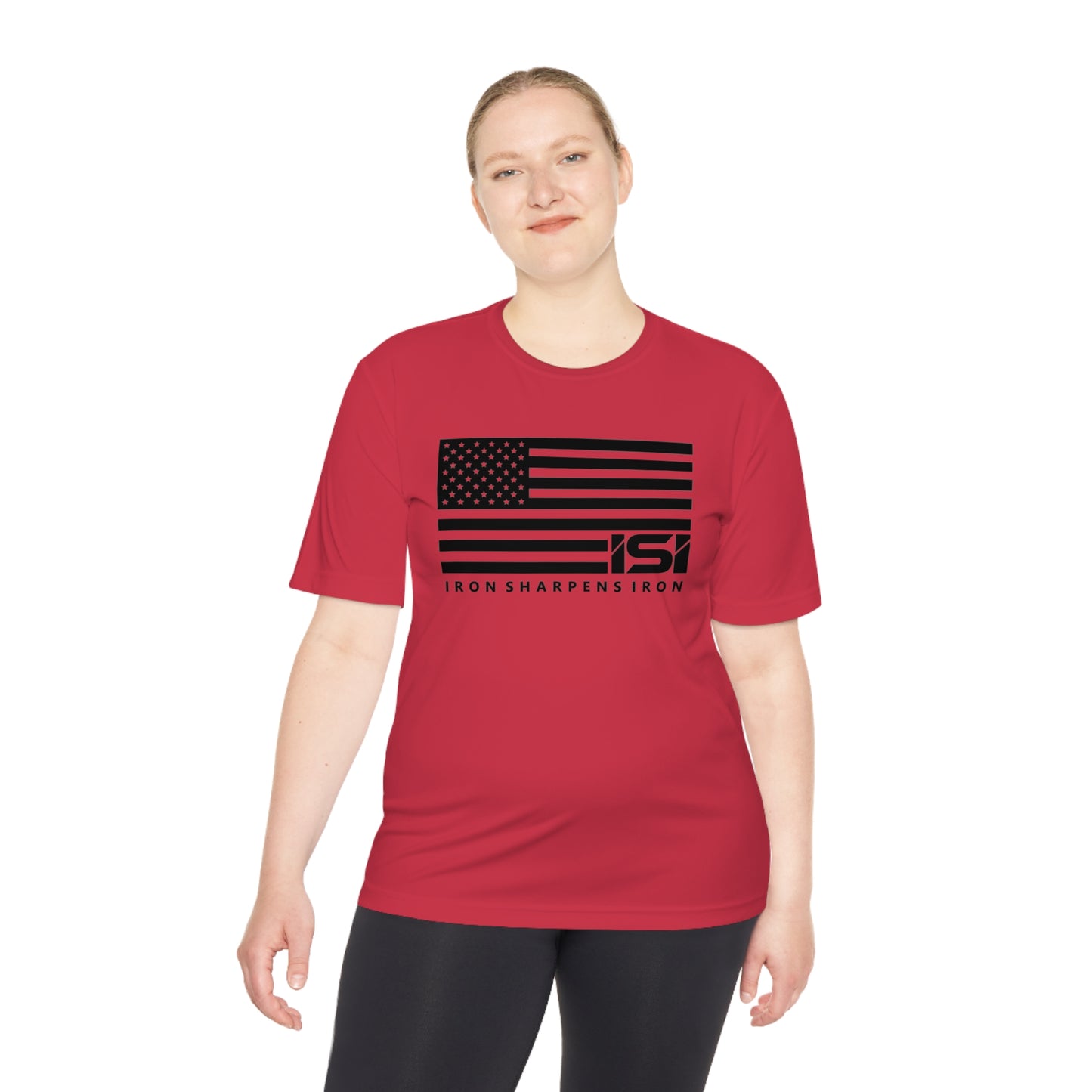 ISI Flag - Unisex Moisture Wicking Tee