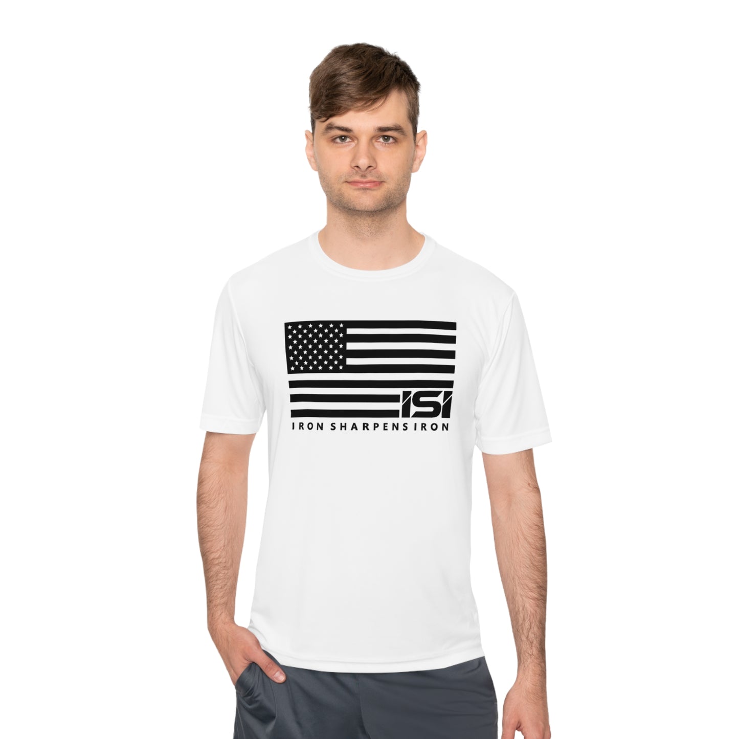 ISI Flag - Unisex Moisture Wicking Tee