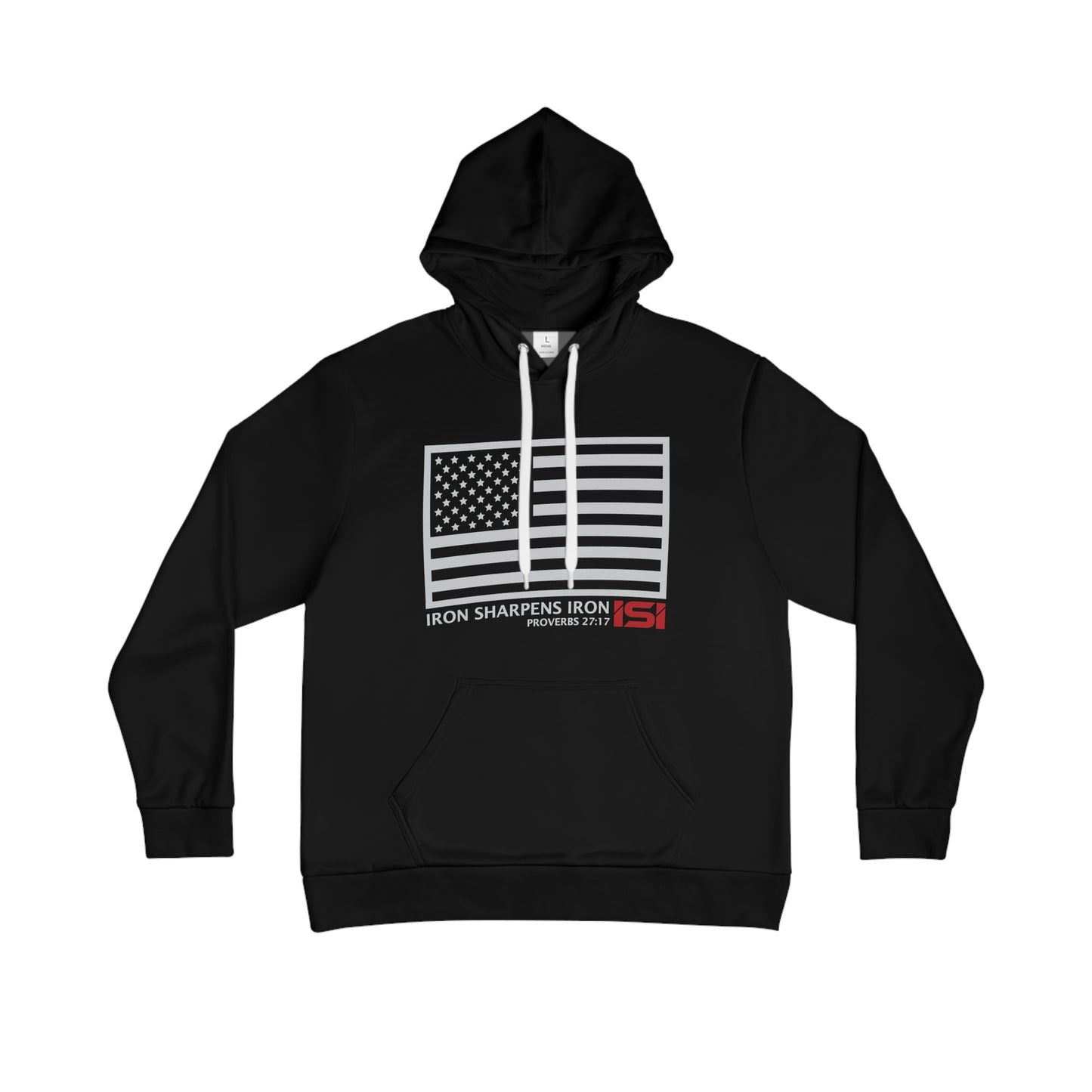 Iron Sharpens Iron American Flag - Hoodie