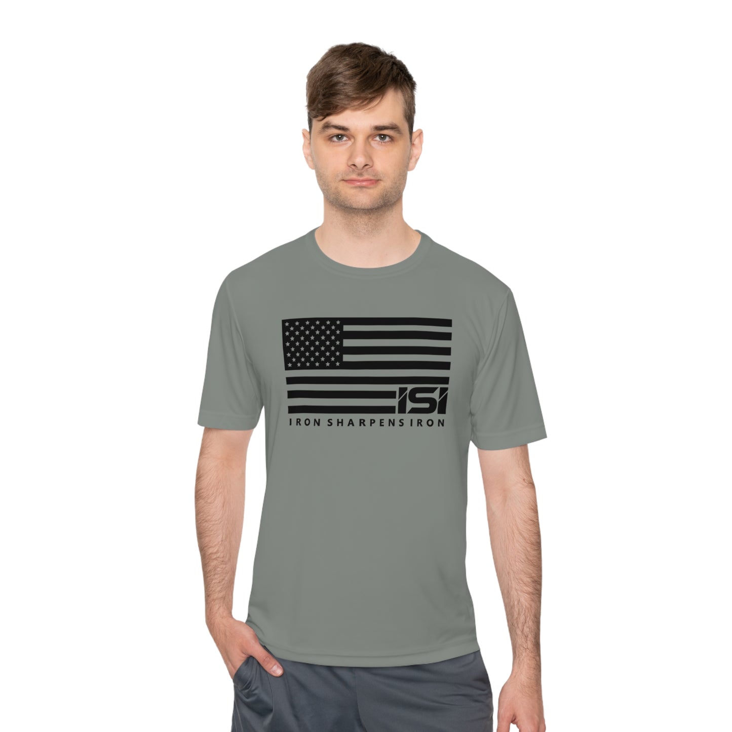 ISI Flag - Unisex Moisture Wicking Tee