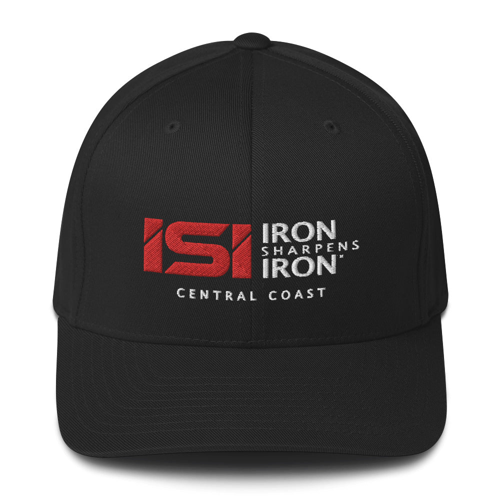 Iron Sharpens Iron Fitted Hat - 27:17 Back Embroidered - Central Coast Chapter