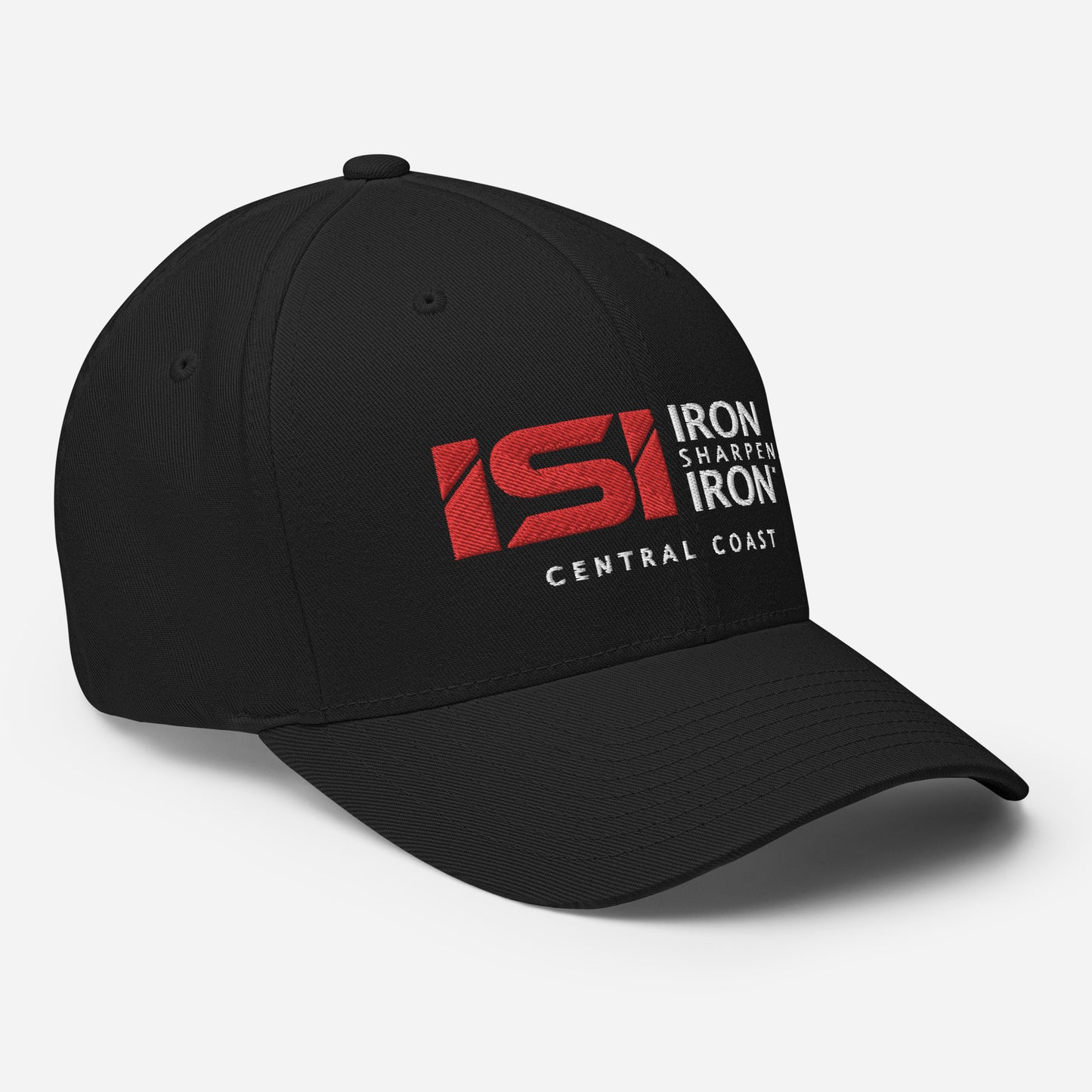 Iron Sharpens Iron Fitted Hat - 27:17 Back Embroidered - Central Coast Chapter