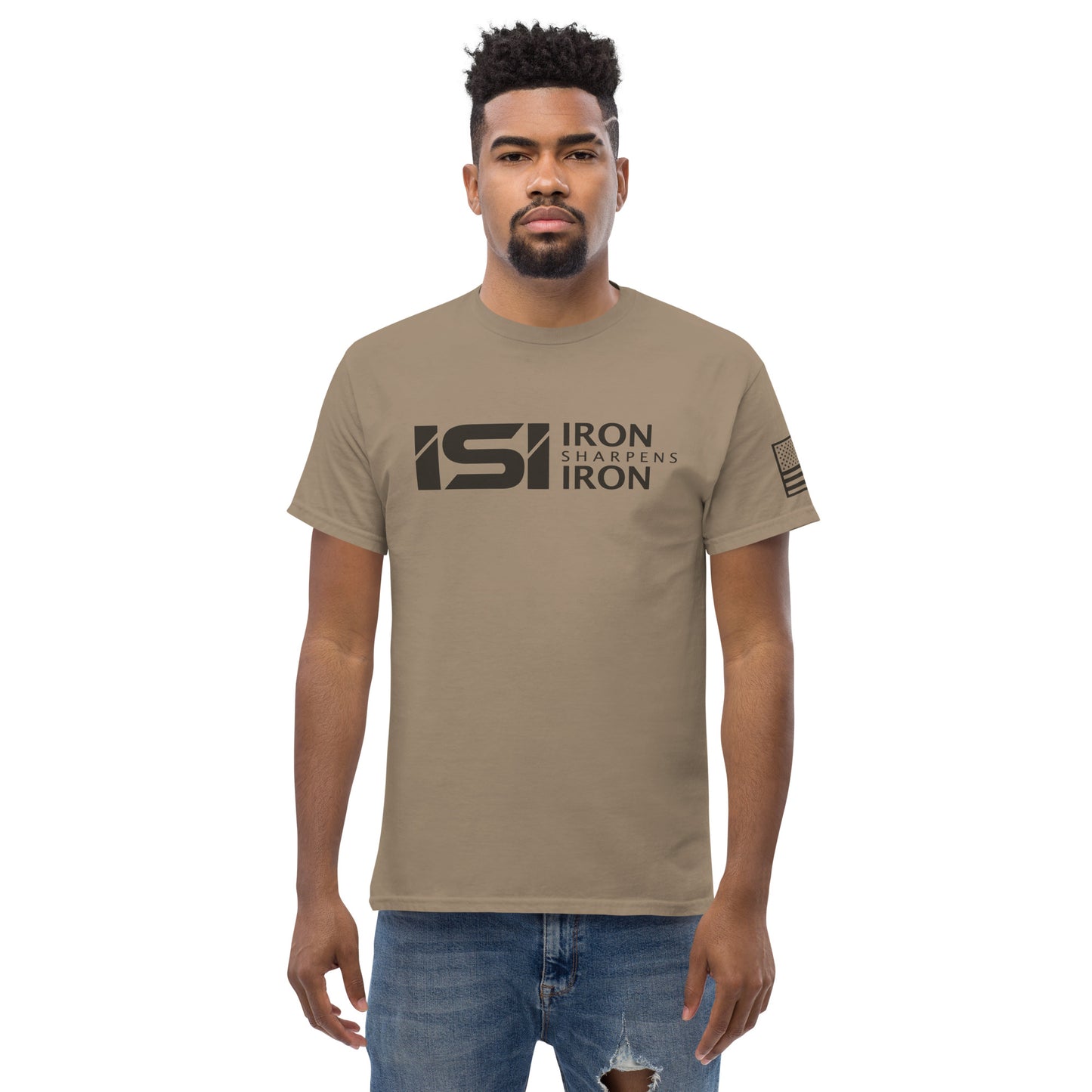 ISIMM V2 Dark Brown with Sleeve Print - Classic Tee