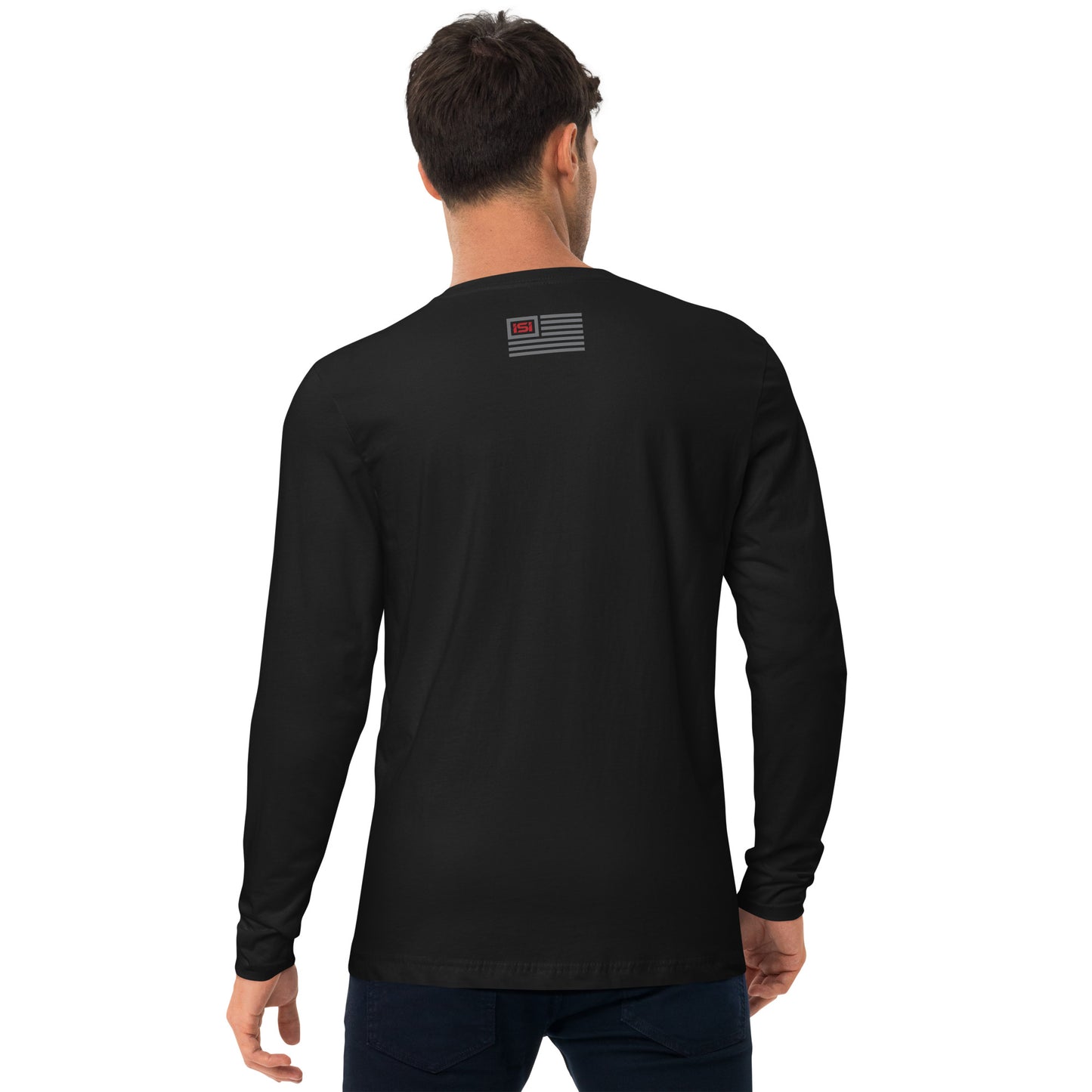 ISIMM V2 with Back Tag Print - Fitted Long Sleeve