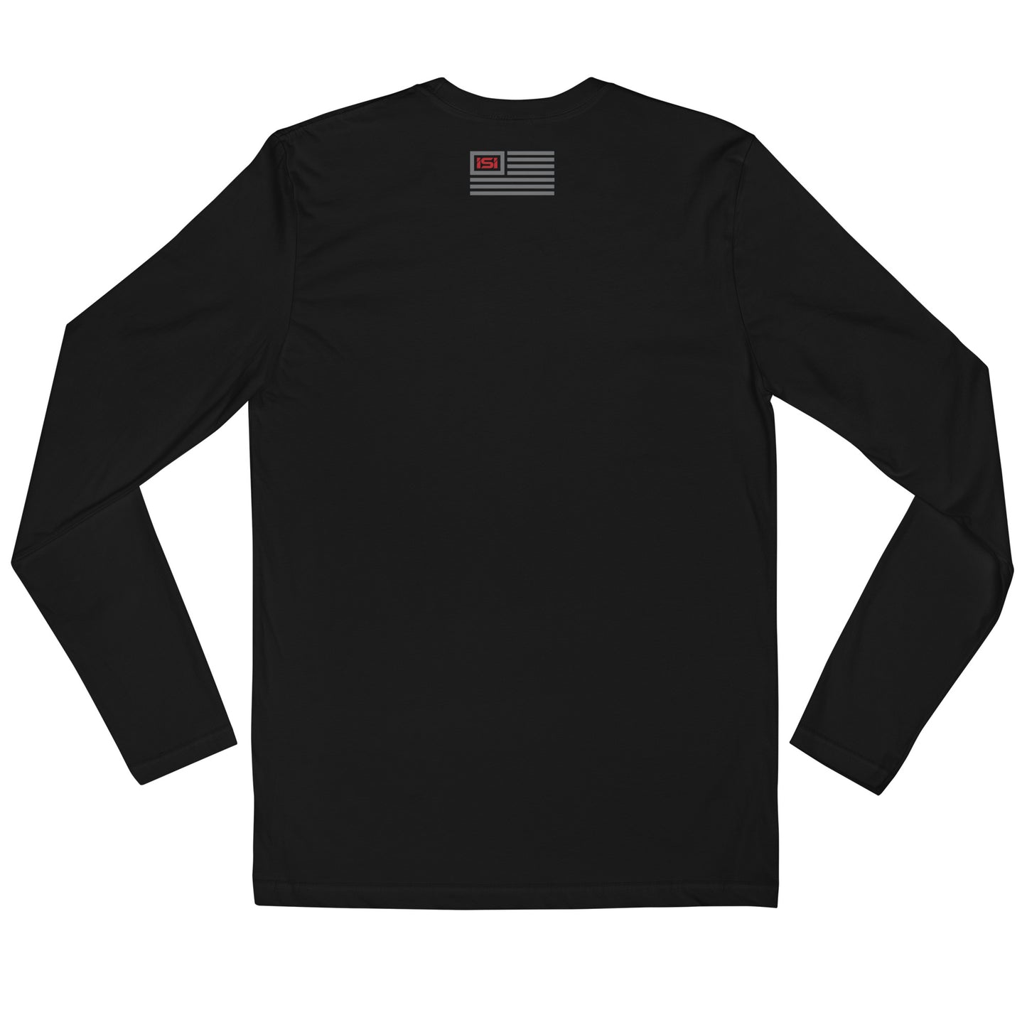 ISIMM V2 with Back Tag Print - Fitted Long Sleeve