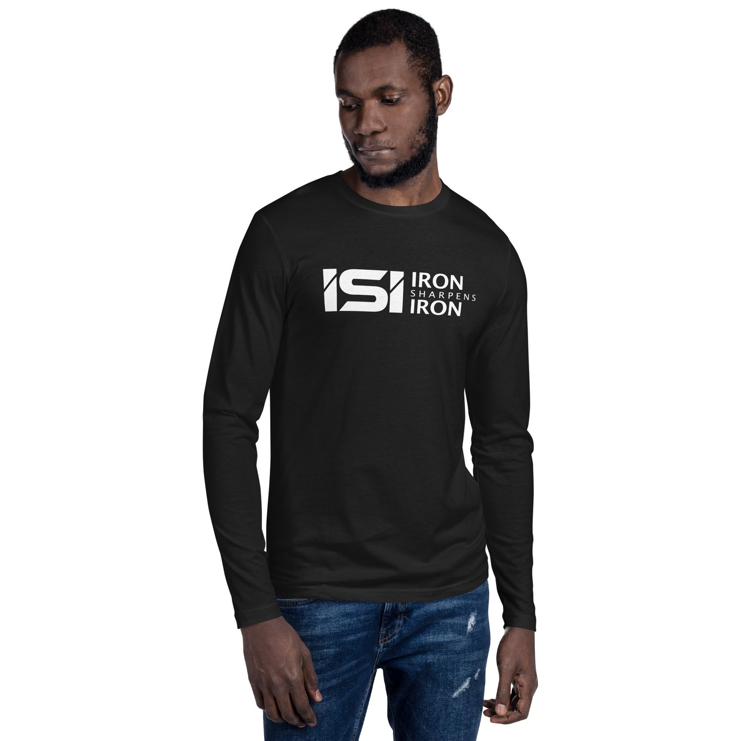 ISIMM V2 with Back Tag Print - Fitted Long Sleeve