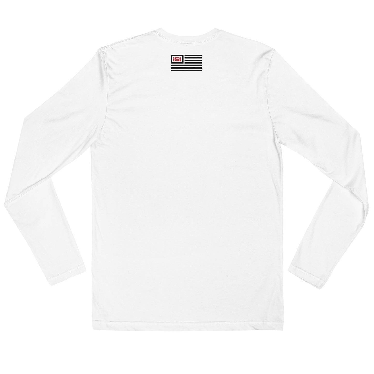 ISIMM V2 with Back Tag Print - Fitted Long Sleeve