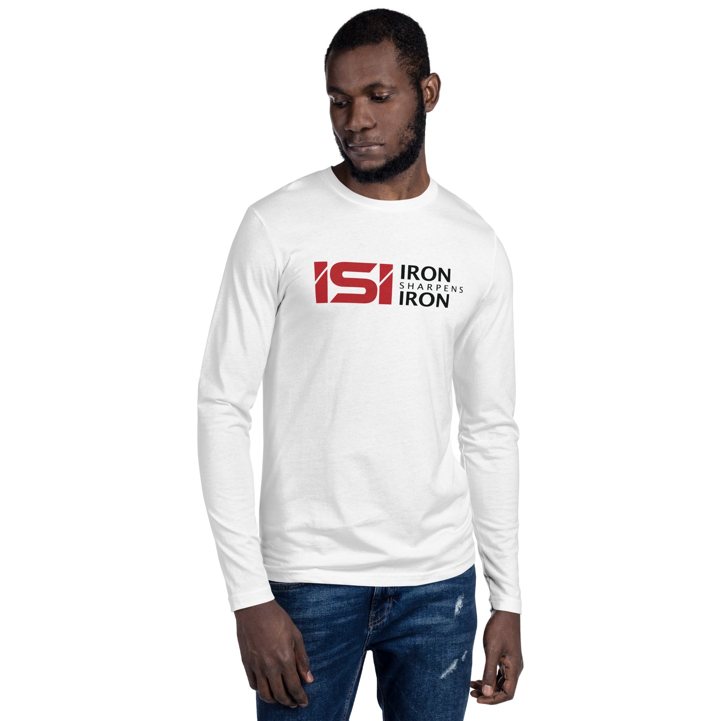 ISIMM V2 with Back Tag Print - Fitted Long Sleeve