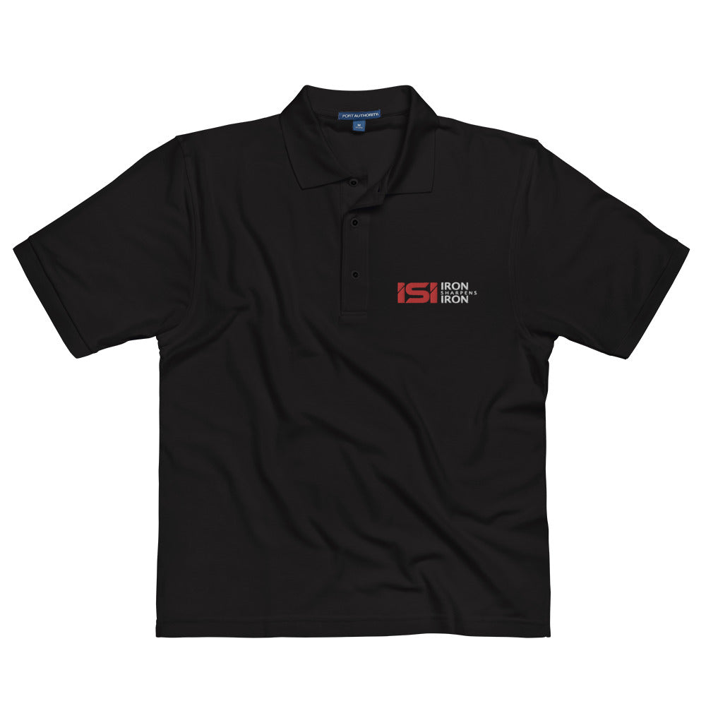 Iron Sharpens Iron - Embroidered - Premium Polo Shirt