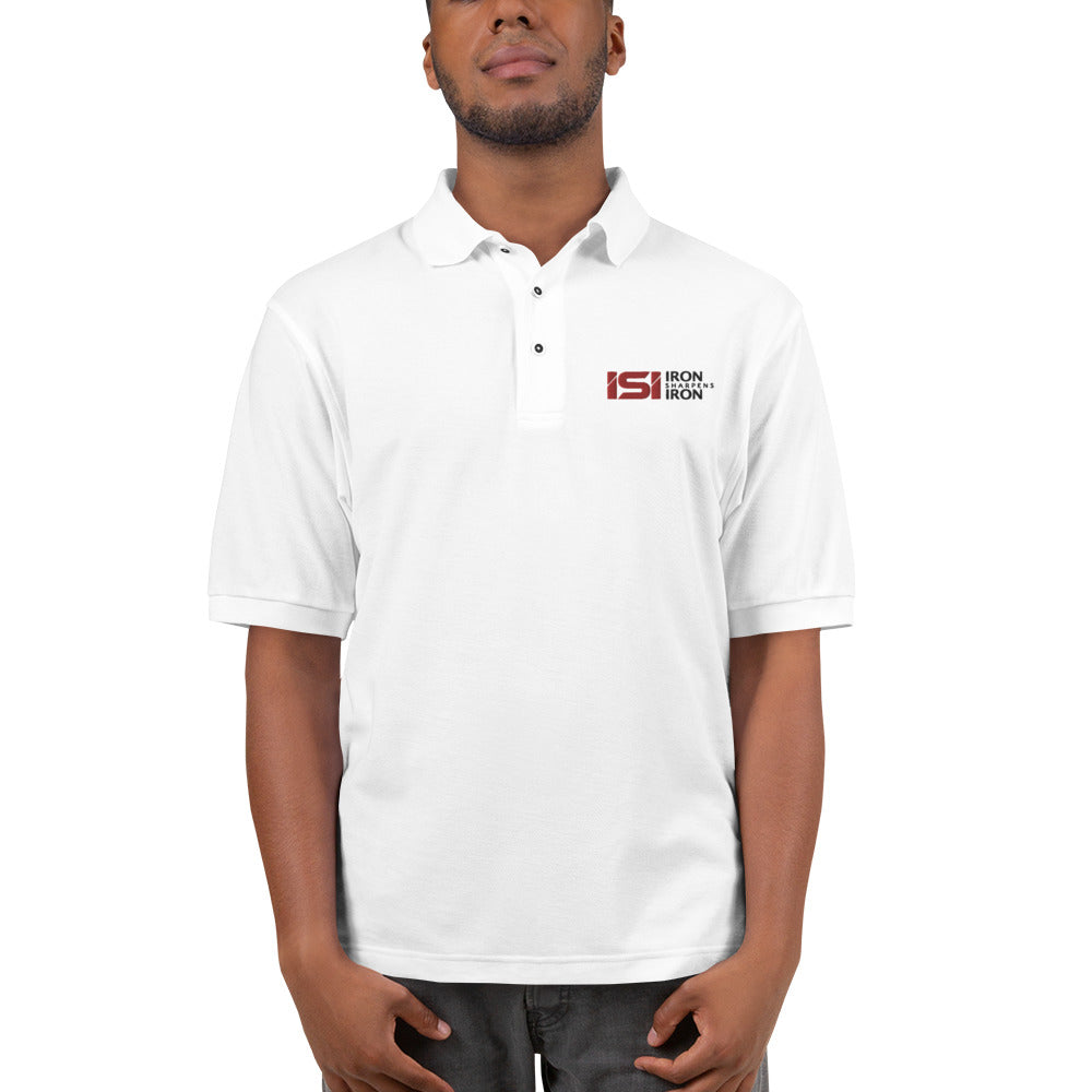 Iron Sharpens Iron - Embroidered - Premium Polo Shirt