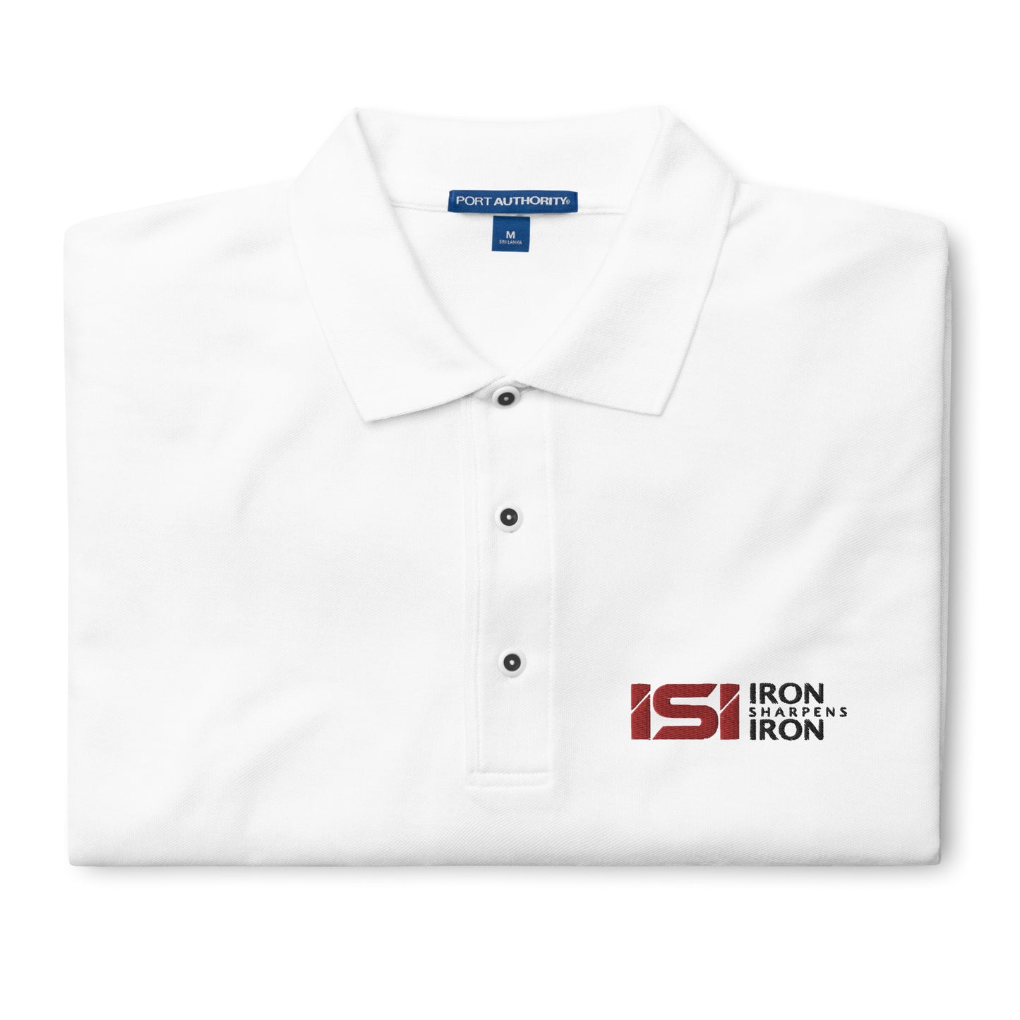 Iron Sharpens Iron - Embroidered - Premium Polo Shirt